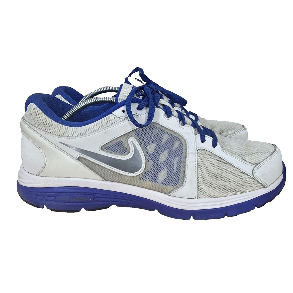 Nike Dual Fusion Run Running Shoes Mens 12 Blue Sneakers Trainers 525760-102